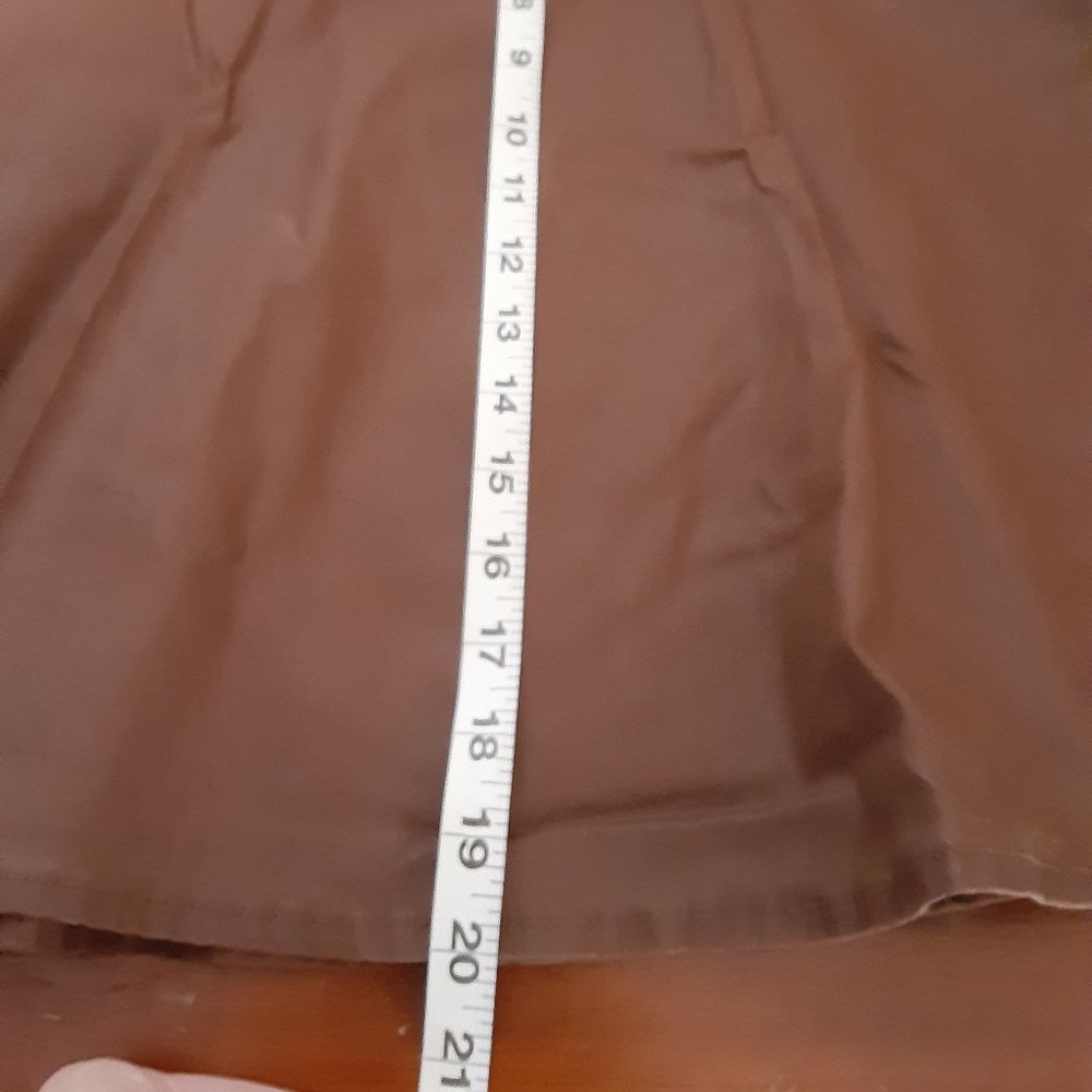 Lauren Ralph Lauren Brown A-Line Skirt - Picture 8 of 12